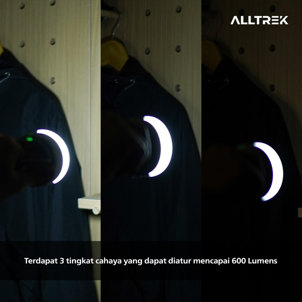 ALLTREK Lampu Camping Emergency GLOWNEST Lampu Gantung Tenda Estetik Soft Light Multifungsi Portable LED Rechargeable