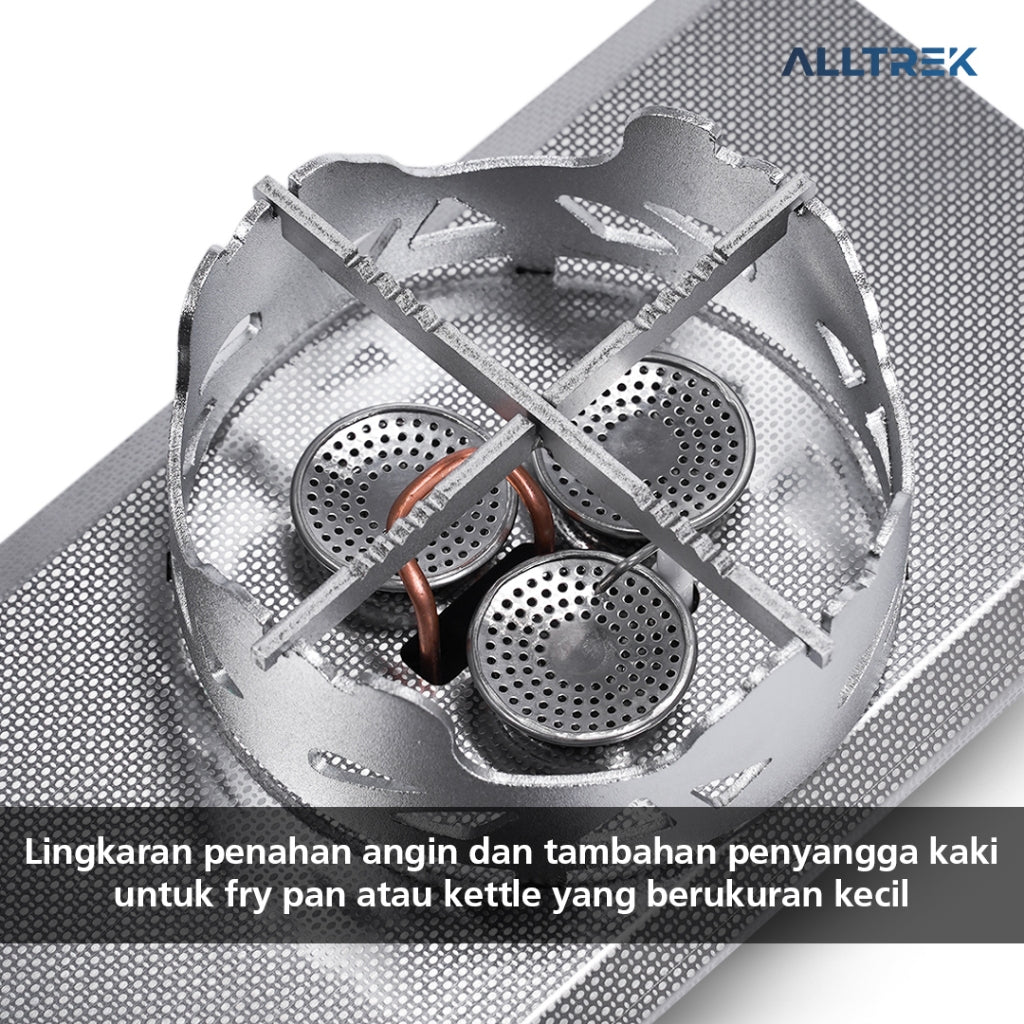 ALLTREK Kompor Camping IRONITE Camping Half IGT Panel Stove