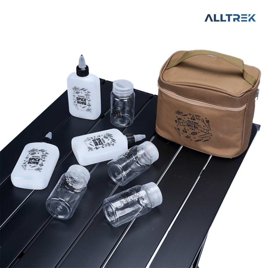 ALLTREK Spice Box Campice Set Tempat Bumbu Camping 10 in 1