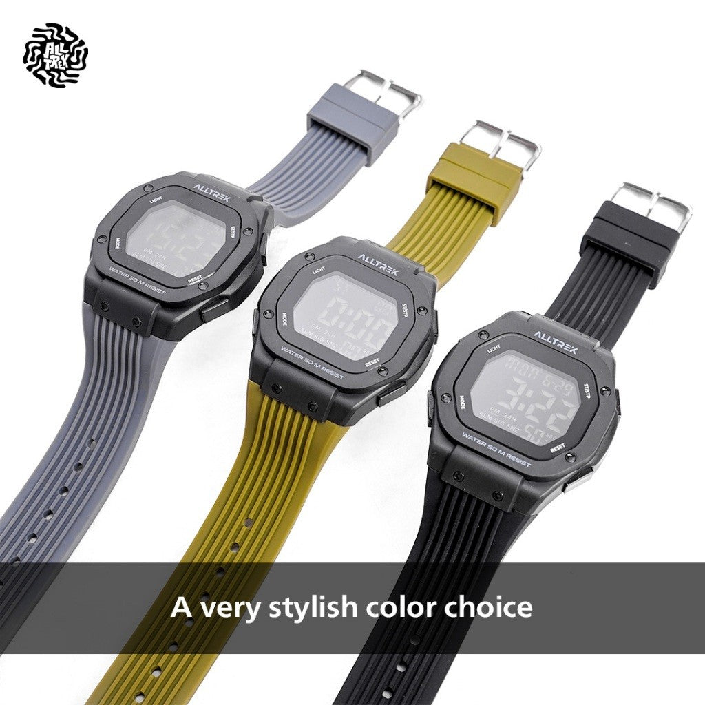 ALLTREK Jam Tangan Digital Outdoor OSTRIX Jam Tangan Sport Unisex Pria Wanita Waterproof