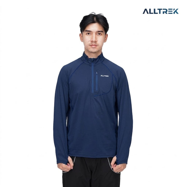 ALLTREK Baselayer DRYTON Quick Dry Thumb Hole Baju Olahraga Outdoor Longsleeve Jersey Running Gym Pria