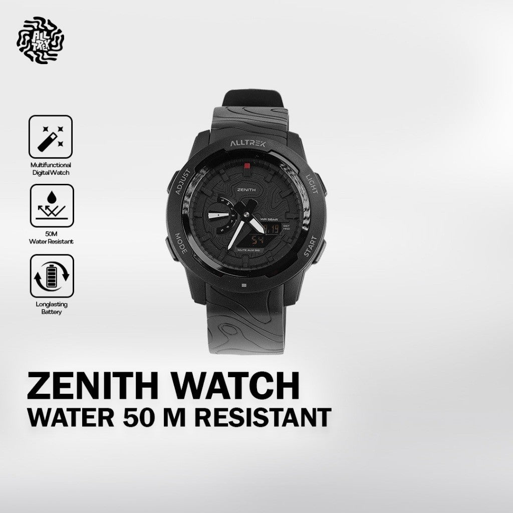 ALLTREK Jam Tangan Outdoor ZENITH Sport Watch Dual Display Jam Analog Digital Water Ressistant