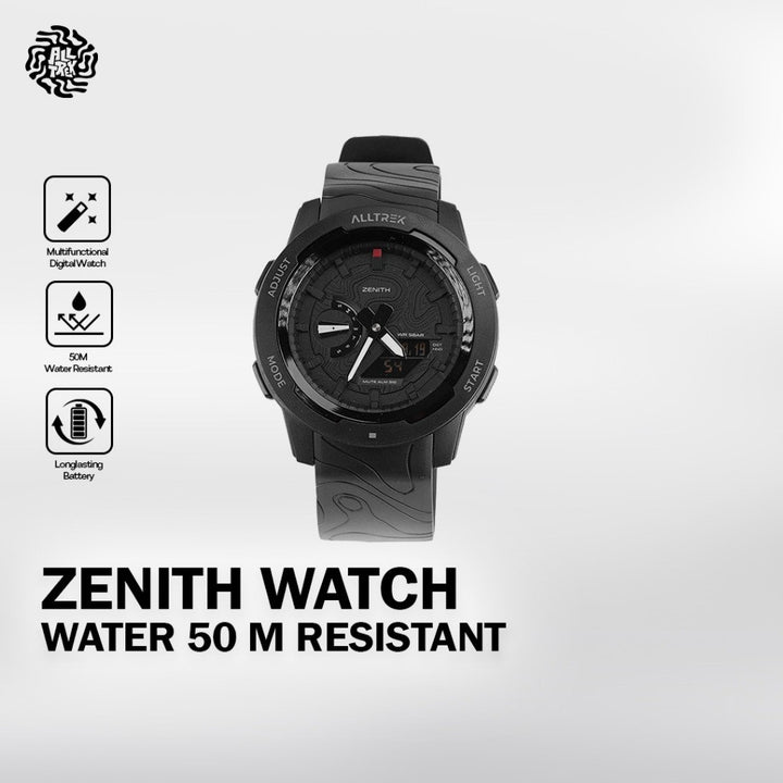 ALLTREK Jam Tangan Outdoor ZENITH Sport Watch Dual Display Jam Analog Digital Water Ressistant
