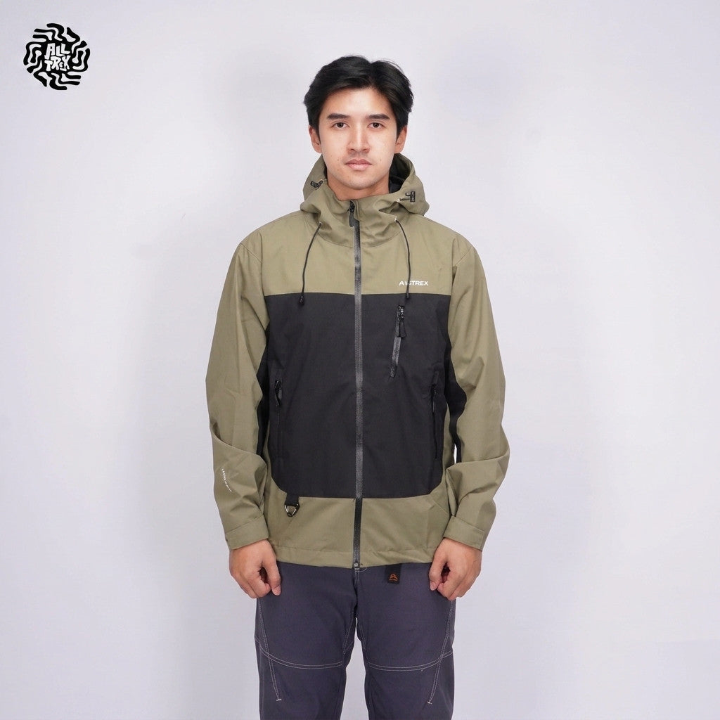 ALLTREK Jacket Hiking ORIZON Jaket Gunung Windbreaker Jaket Pria Wanita Water Repellent Two Tone DWR