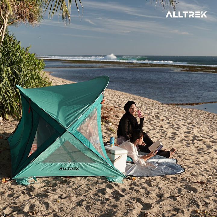 ALLTREK Beach Tent Tenda Pantai Outdoor Anti UV Lightweight Portable Quick Setup
