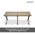 ALLTREK Meja Lipat Camping ARVENA Folding Camping Table Picnic Outdoor