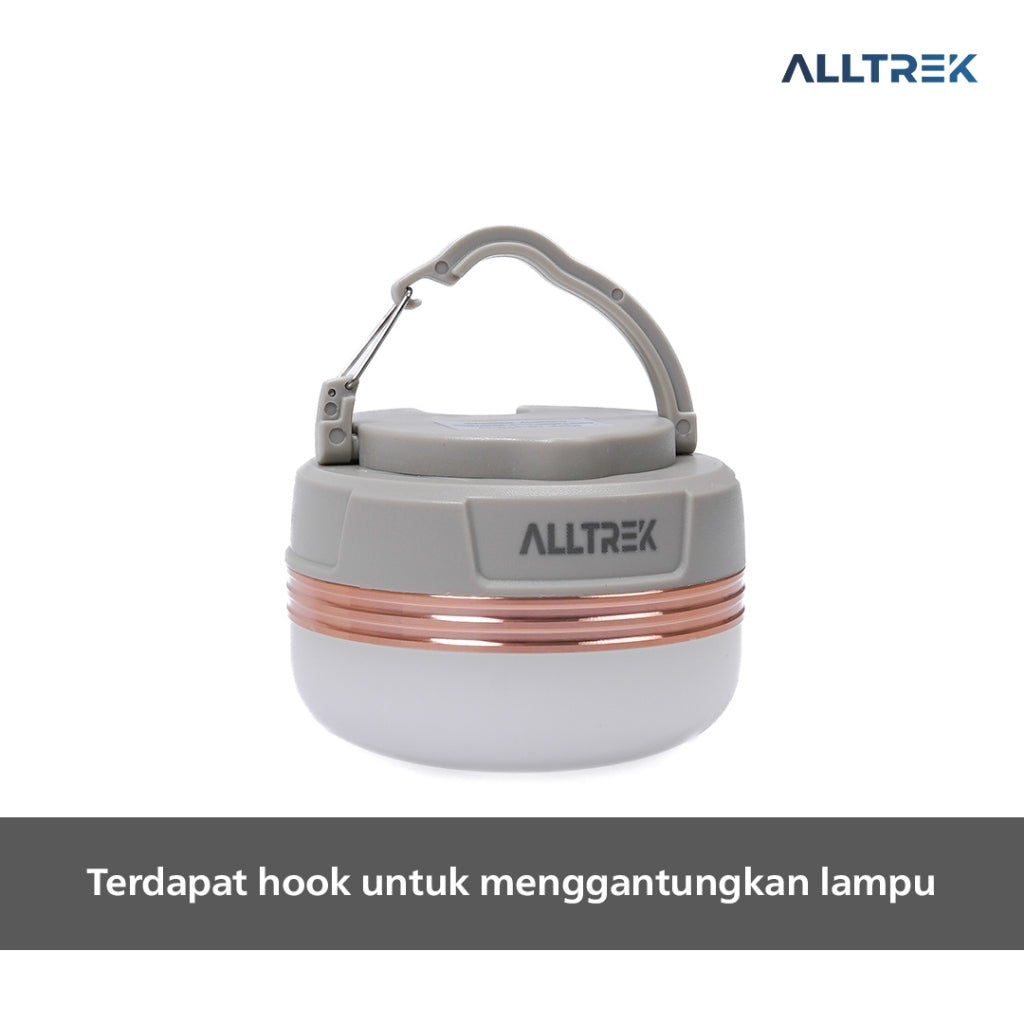 ALLTREK Lampu Camping Emergency GLOWNEST Lampu Gantung Tenda Estetik Soft Light Multifungsi Portable LED Rechargeable