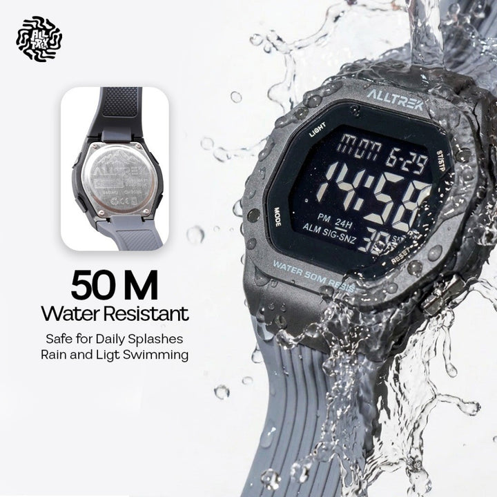 ALLTREK Jam Tangan Digital Outdoor OSTRIX Jam Tangan Sport Unisex Pria Wanita Waterproof