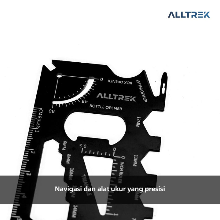 ALLTREK Outdoor Portable 18-in -1 Card Knife Field Survival Equipment Multi-purpose Tool Portable