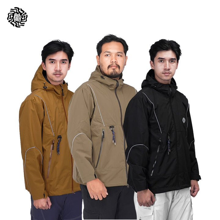 ALLTREK Jacket RAYZON Jaket Outdoor Urban Reflektive Jaket Windbreaker Water Repellent