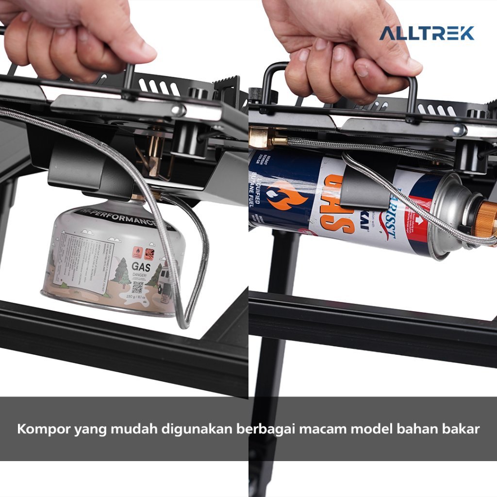 ALLTREK Kompor Camping VESTER IGT Desktop Stove Portable
