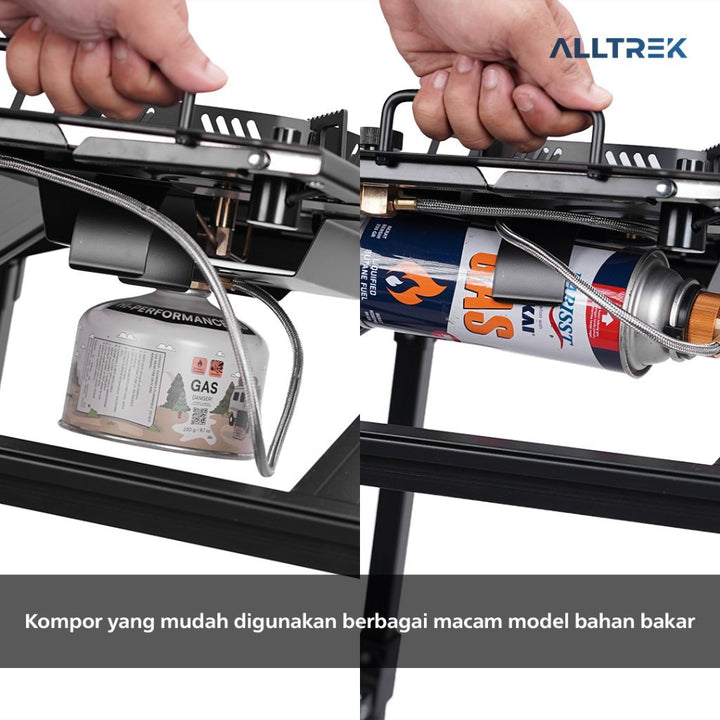 ALLTREK Kompor Camping VESTER IGT Desktop Stove Portable