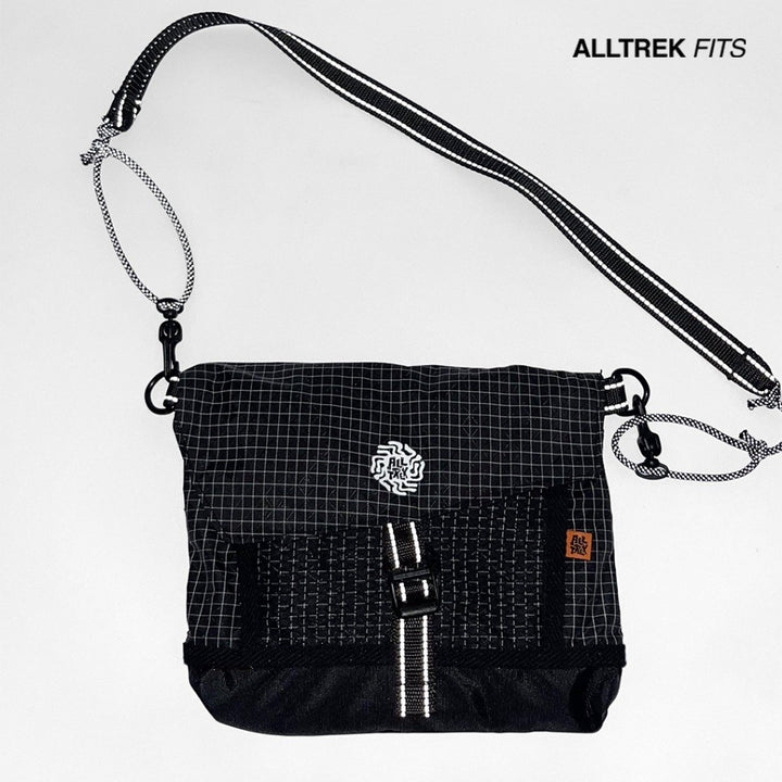 ALLTREK  Tas Selempang TORXA Sacoche Daily Sling Bag Urban Pria Wanita Nylon Grid