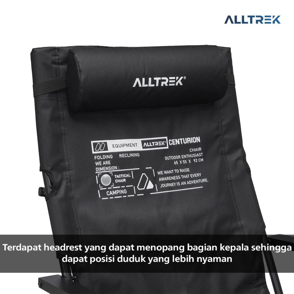 ALLTREK Reclainable Camping Chair CENTURION Kursi Camping Lipat Adjustable