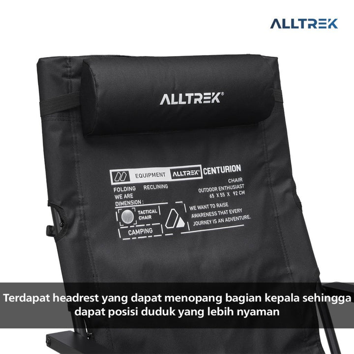 ALLTREK Reclainable Camping Chair CENTURION Kursi Camping Lipat Adjustable