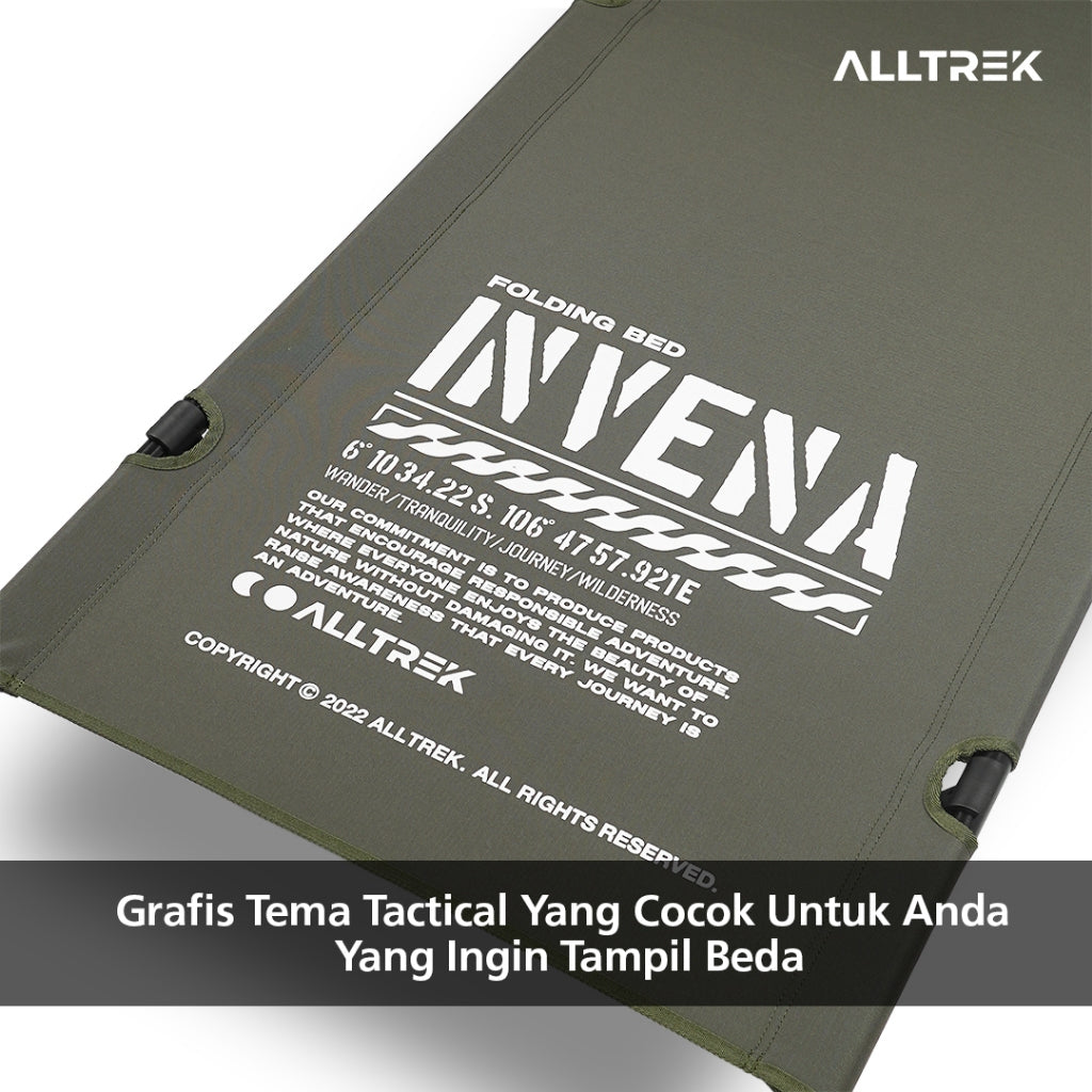 ALLTREK Folding Bed INVENA Velbed Lipat Camping Portable
