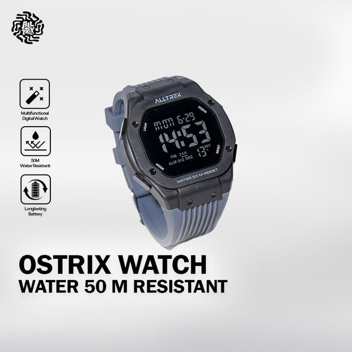 ALLTREK Jam Tangan Digital Outdoor OSTRIX Jam Tangan Sport Unisex Pria Wanita Waterproof