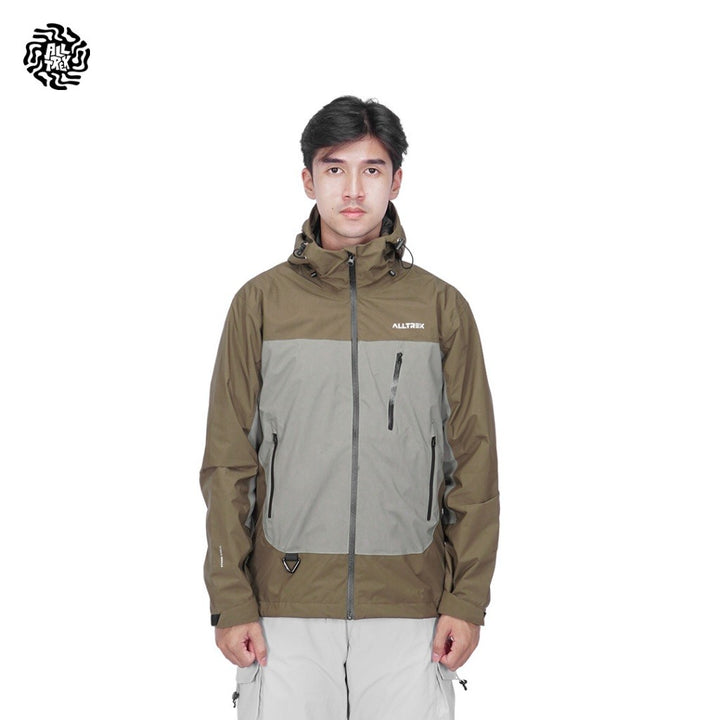 ALLTREK Jacket Hiking ORIZON Jaket Gunung Windbreaker Jaket Pria Wanita Water Repellent Two Tone DWR