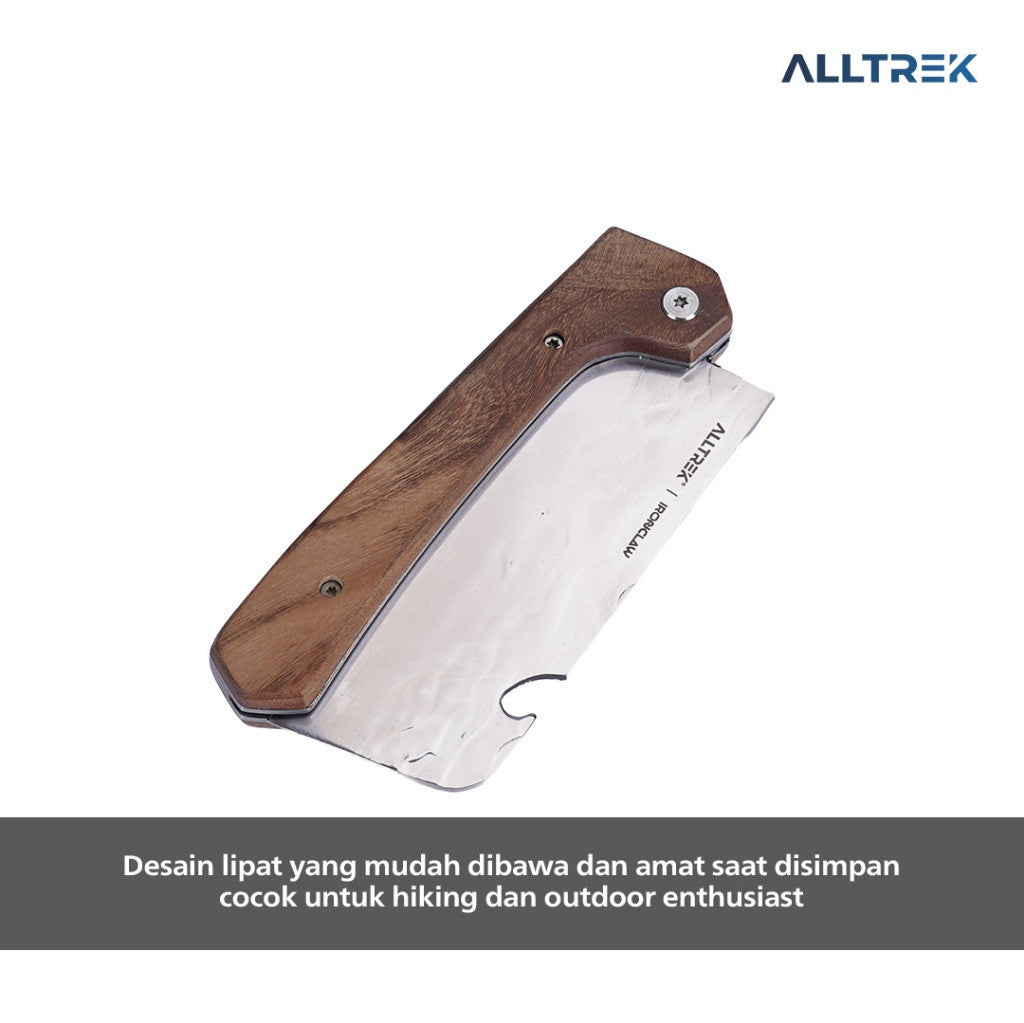 ALLTREK Ironclaw Folding Knife Pisau Lipat Pemotong Sayuran Daging Outdoor Multifungsi