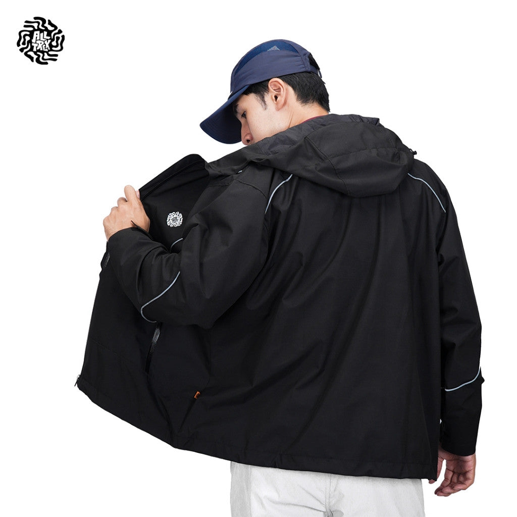 ALLTREK Jacket RAYZON Jaket Outdoor Urban Reflektive Jaket Windbreaker Water Repellent