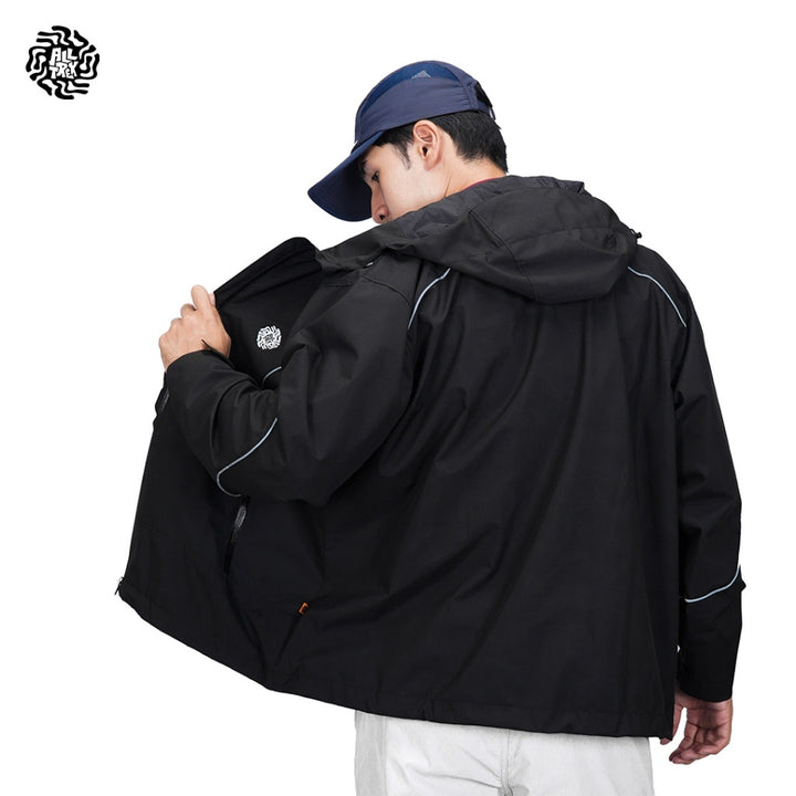 ALLTREK Jacket RAYZON Jaket Outdoor Urban Reflektive Jaket Windbreaker Water Repellent