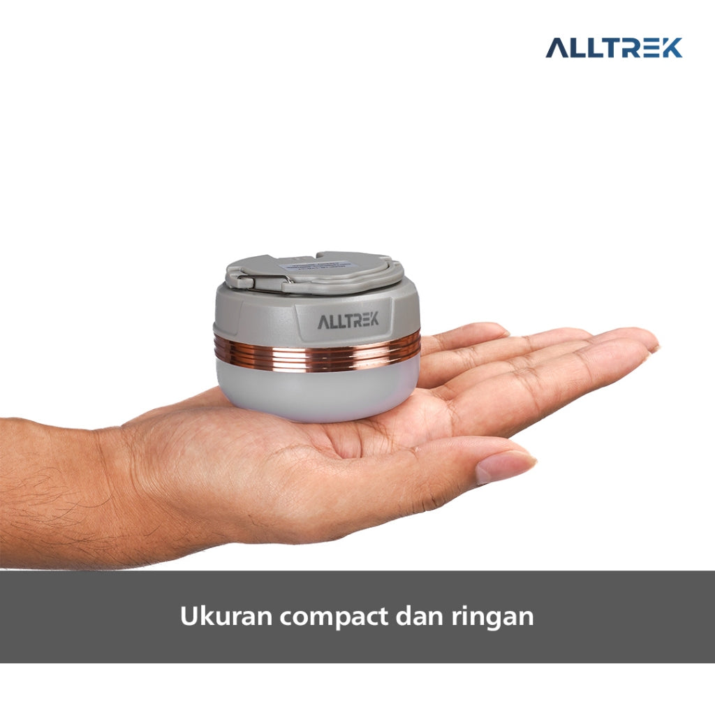 ALLTREK Lampu Camping Emergency GLOWNEST Lampu Gantung Tenda Estetik Soft Light Multifungsi Portable LED Rechargeable