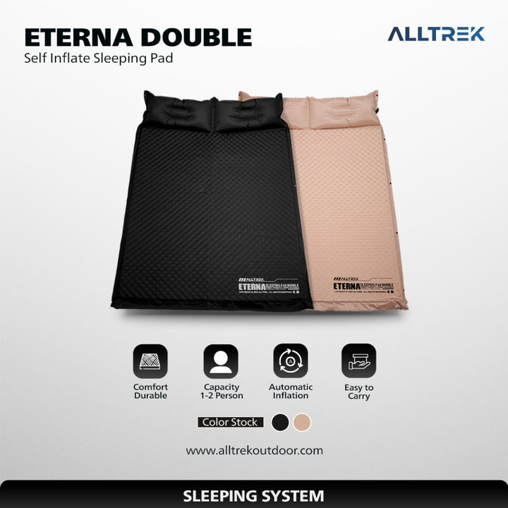 ALLTREK Matras Angin Double ETERNA Self Inflate With Pillow