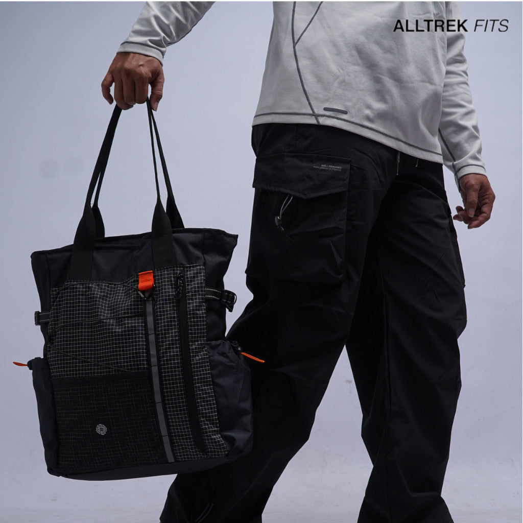 ALLTREK AEGIS Tas Ransel Laptop Totepack Backpack Totebag Tas Jinjing Pria Wanita Black