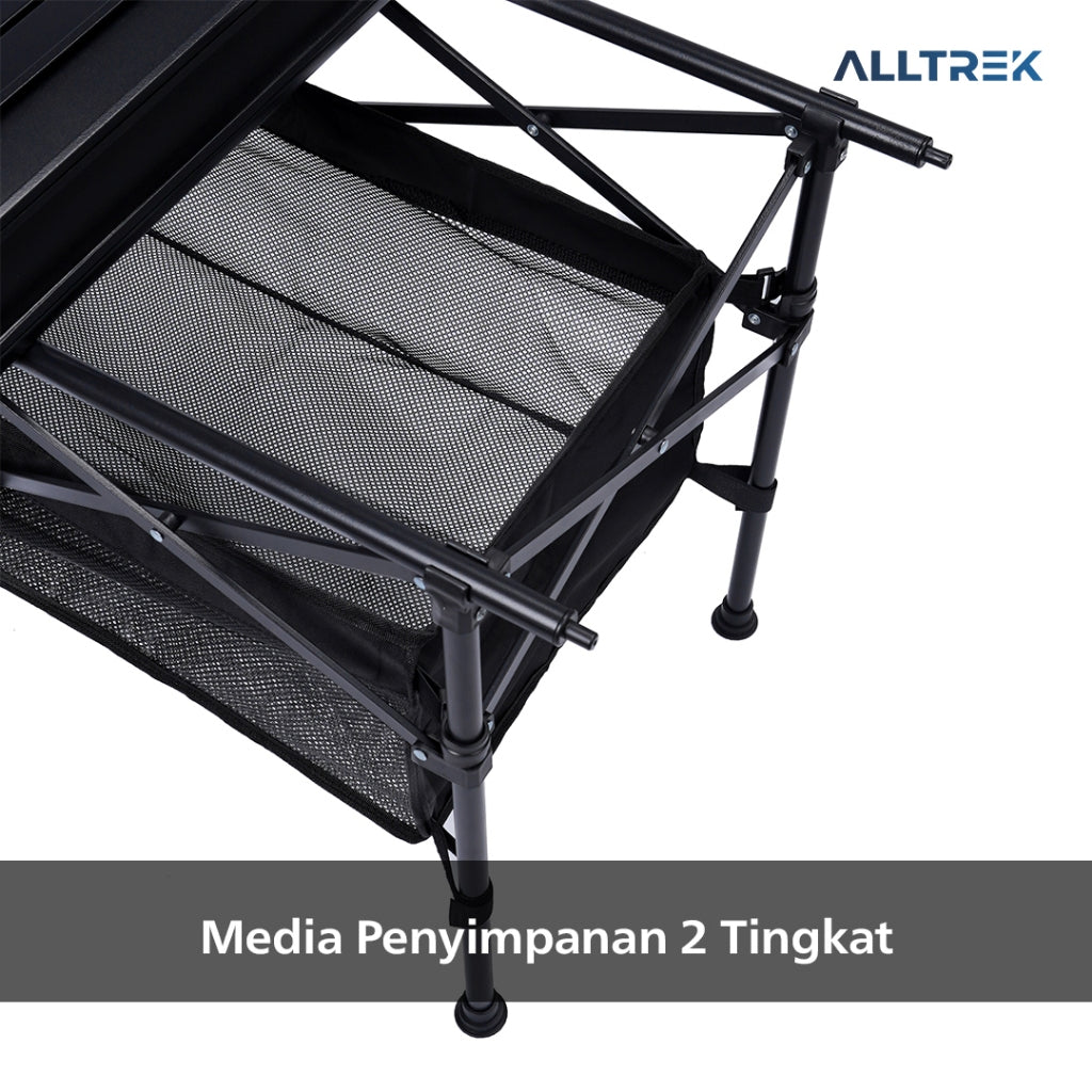 ALLTREK Meja Camping Outdoor Folding Table Durable Multifunction