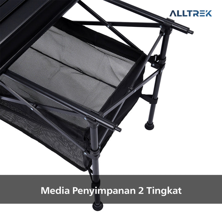 ALLTREK Meja Camping Outdoor Folding Table Durable Multifunction