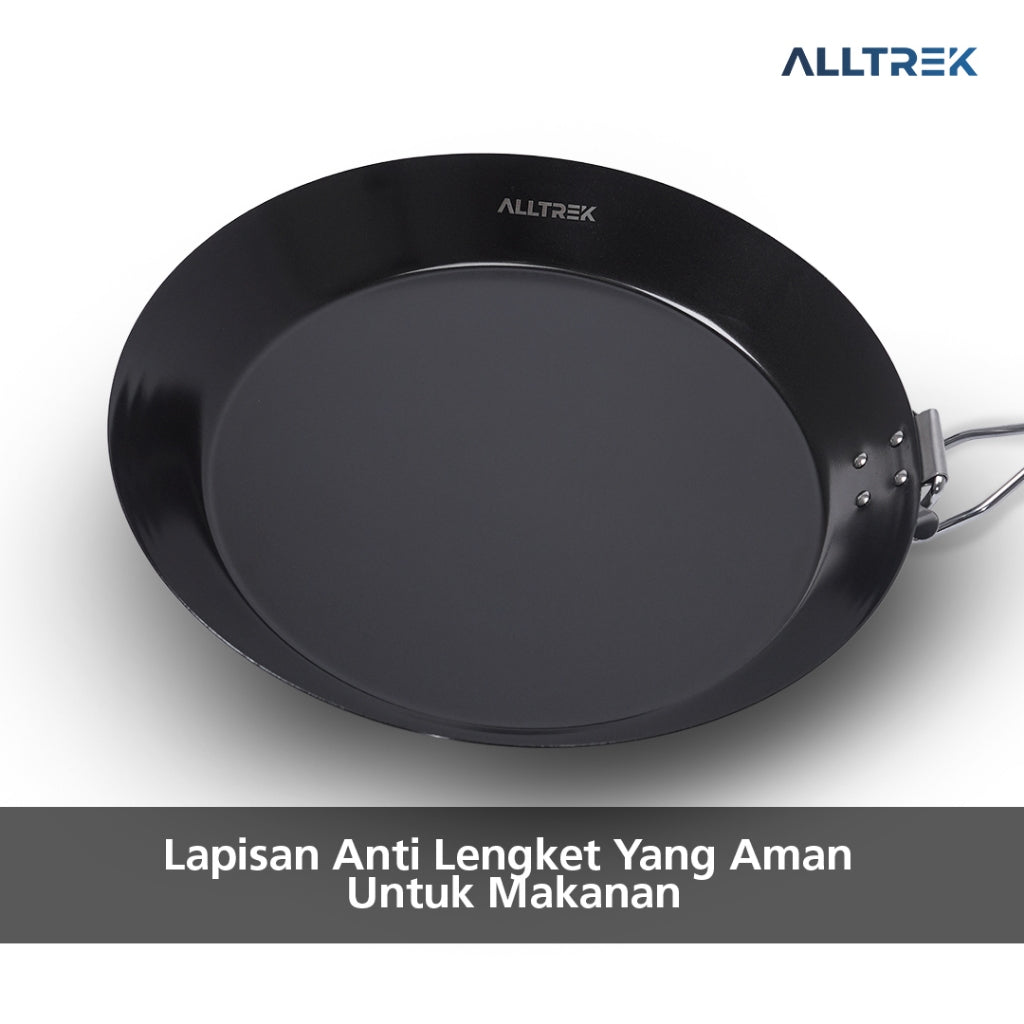ALLTREK Foldable Fry Pan LIVIK Penggorengan Lipat Camping Outdoor