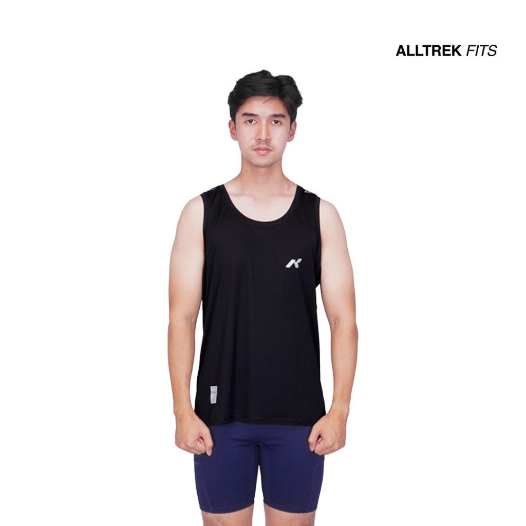 ALLTREK Sleeveless Baselayer RYTHM Singlet Atasan Lari Baju Olahraga Gym Fitness Pria