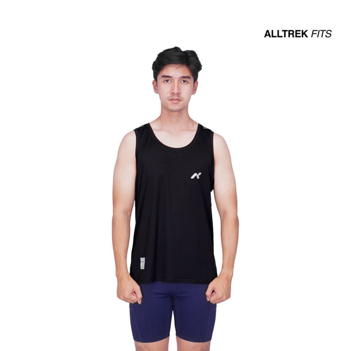 ALLTREK Sleeveless Baselayer RYTHM Singlet Atasan Lari Baju Olahraga Gym Fitness Pria