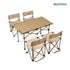 ALLTREK Set Meja Kursi Camping Gear Folding Table Chair Set