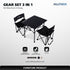 ALLTREK Set Meja Kursi Camping Gear Folding Table Chair Set
