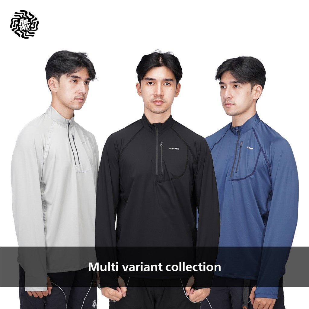 ALLTREK Baselayer DRYTON Quick Dry Thumb Hole Baju Olahraga Outdoor Longsleeve Jersey Running Gym Pria