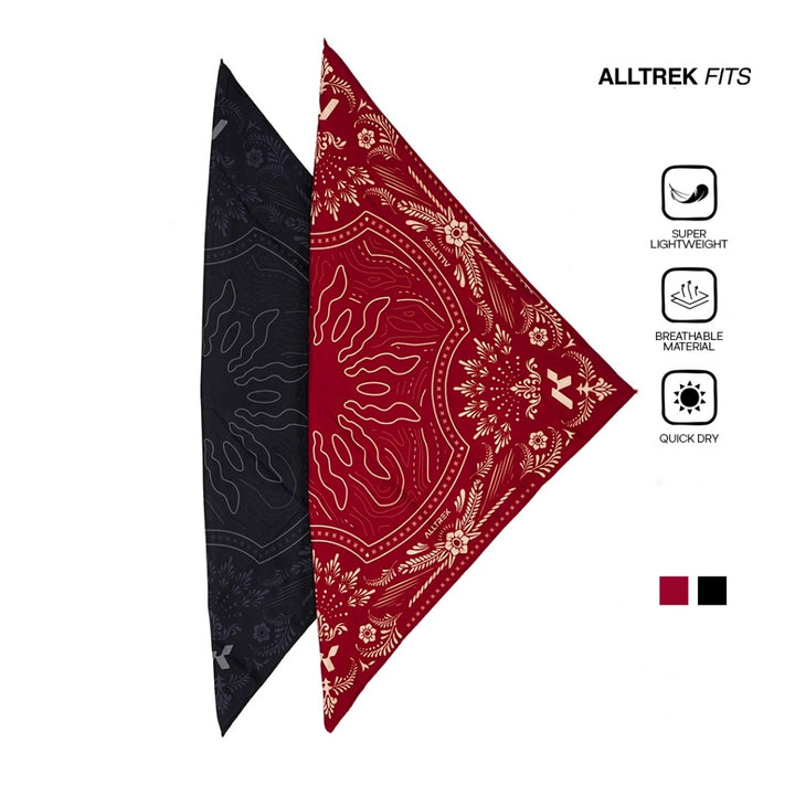 ALLTREK Bandana Multifungsi TWODEC Running Lightweight Bandana Scarf