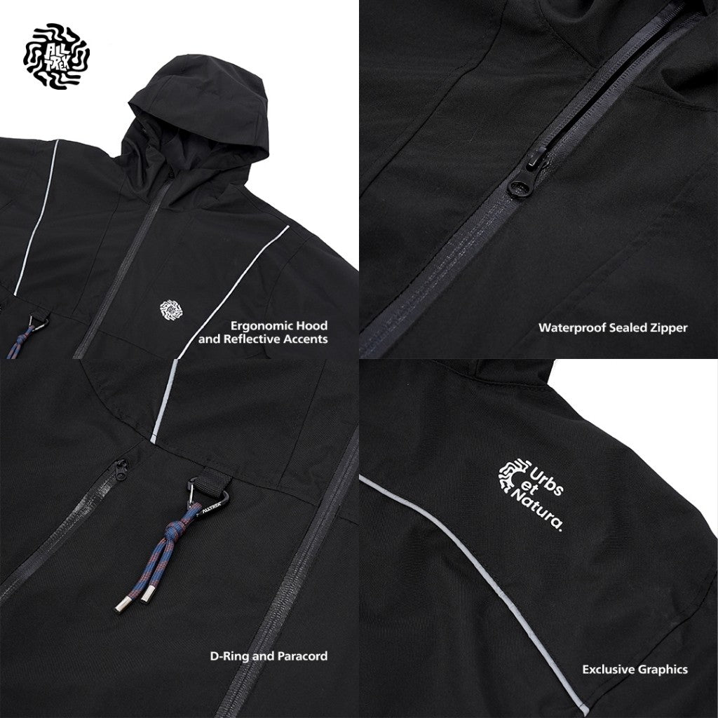 ALLTREK Jacket RAYZON Jaket Outdoor Urban Reflektive Jaket Windbreaker Water Repellent