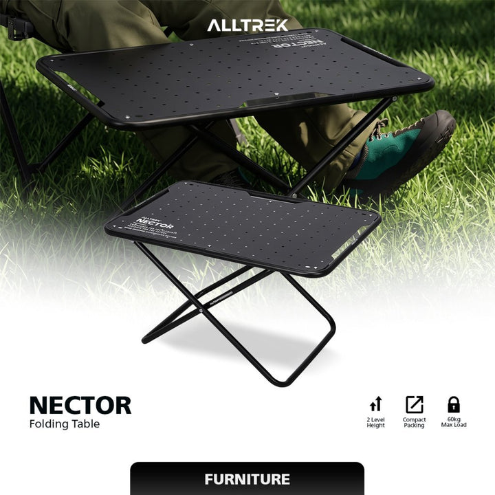 ALLTREK Outdoor Mini Folding Table Nector Meja Camping Lipat Portable