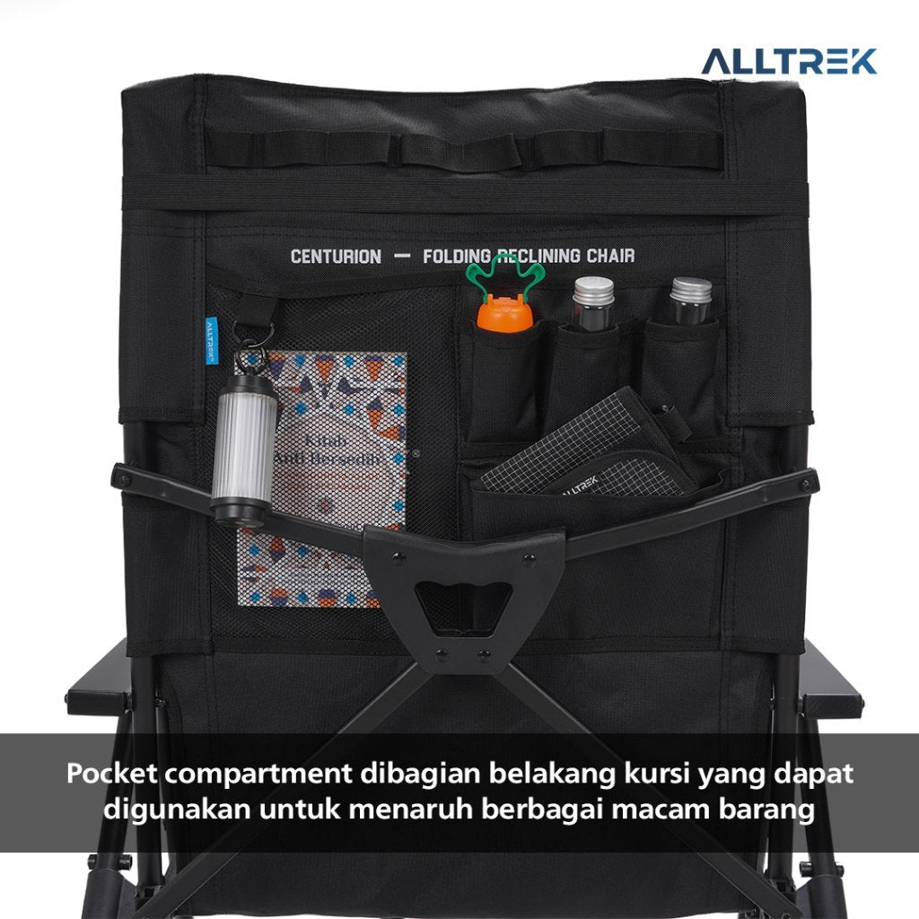 ALLTREK Reclainable Camping Chair CENTURION Kursi Camping Lipat Adjustable