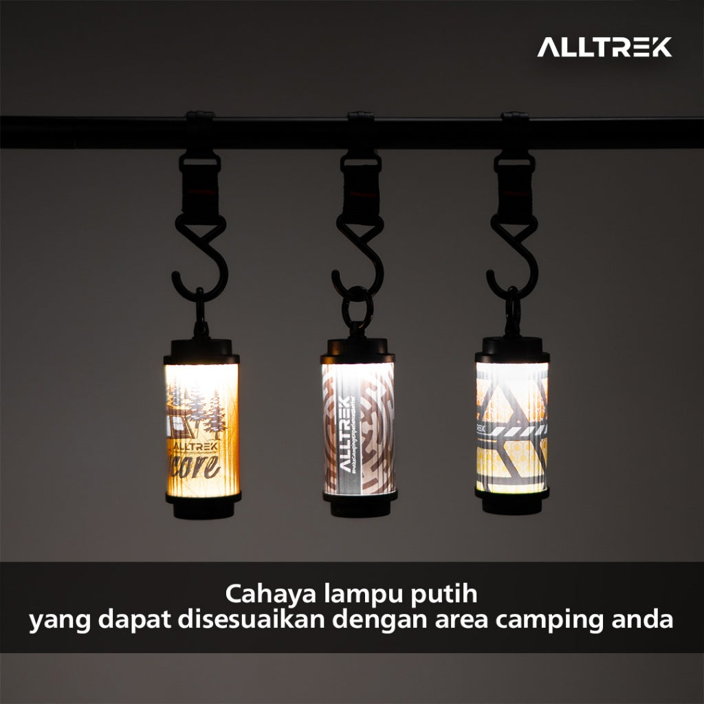 ALLTREK Lampu Camping GLOWCORE Camping Lamp Black