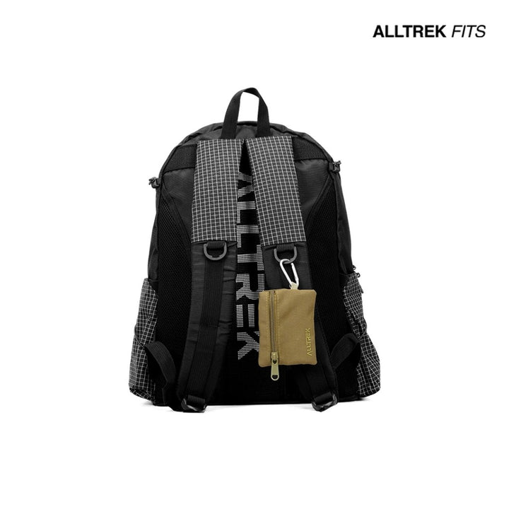 ALLTREK Tas Ransel Pria VELTRA Daypack Laptop Kantor Kuliah Grid Backpack Travel Bag Water Repellent 20L