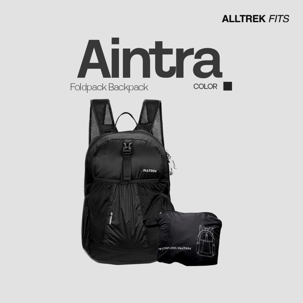 ALLTREK Tas Ransel Lipat AINTRA Foldpack 25L Foldable Backpack Water Resistance Bag
