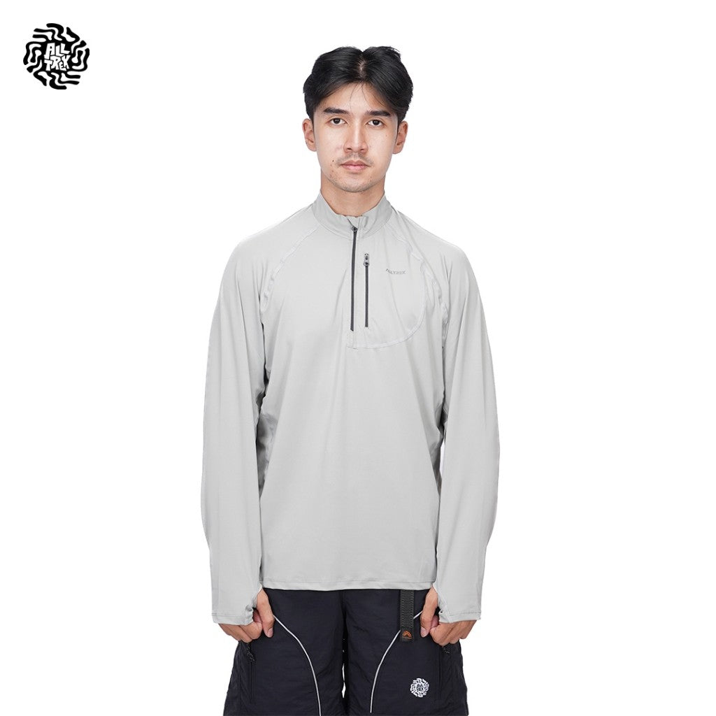 ALLTREK Baselayer DRYTON Quick Dry Thumb Hole Baju Olahraga Outdoor Longsleeve Jersey Running Gym Pria