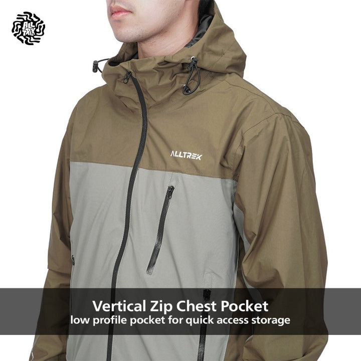 ALLTREK Jacket Hiking ORIZON Jaket Gunung Windbreaker Jaket Pria Wanita Water Repellent Two Tone DWR