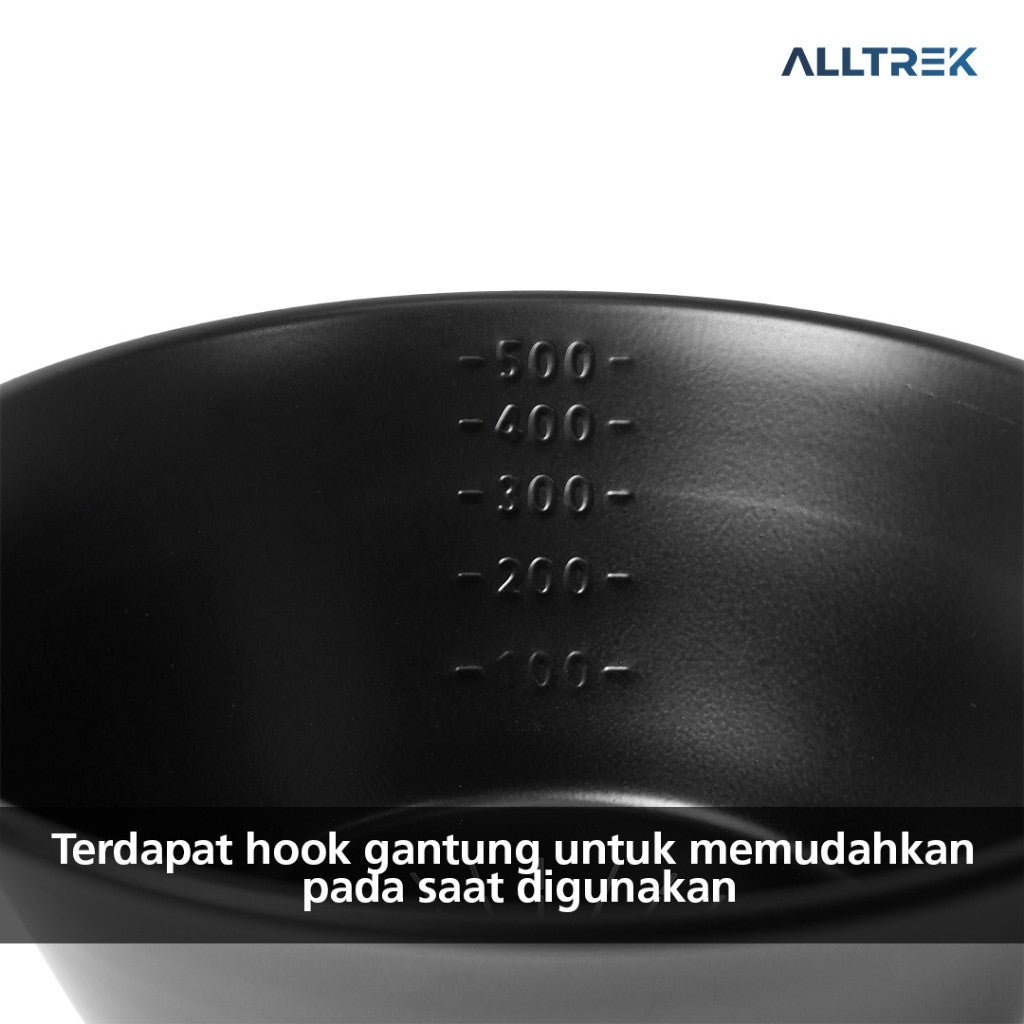 ALLTREK Mangkok Gantung Stainless Camping Outdoor