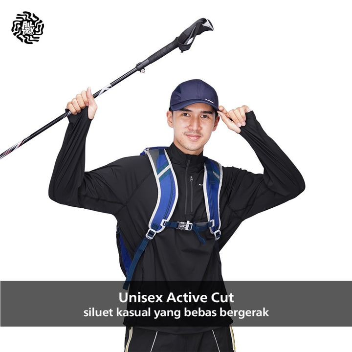 ALLTREK Baselayer DRYTON Quick Dry Thumb Hole Baju Olahraga Outdoor Longsleeve Jersey Running Gym Pria
