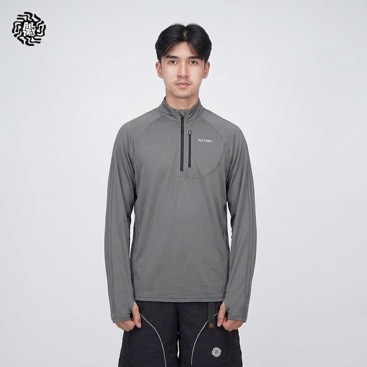 ALLTREK Baselayer DRYTON Quick Dry Thumb Hole Baju Olahraga Outdoor Longsleeve Jersey Running Gym Pria