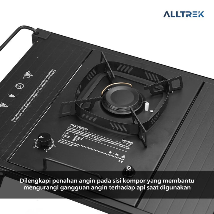 ALLTREK Kompor Camping VESTER IGT Desktop Stove Portable