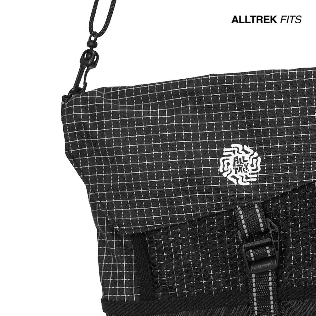 ALLTREK  Tas Selempang TORXA Sacoche Daily Sling Bag Urban Pria Wanita Nylon Grid